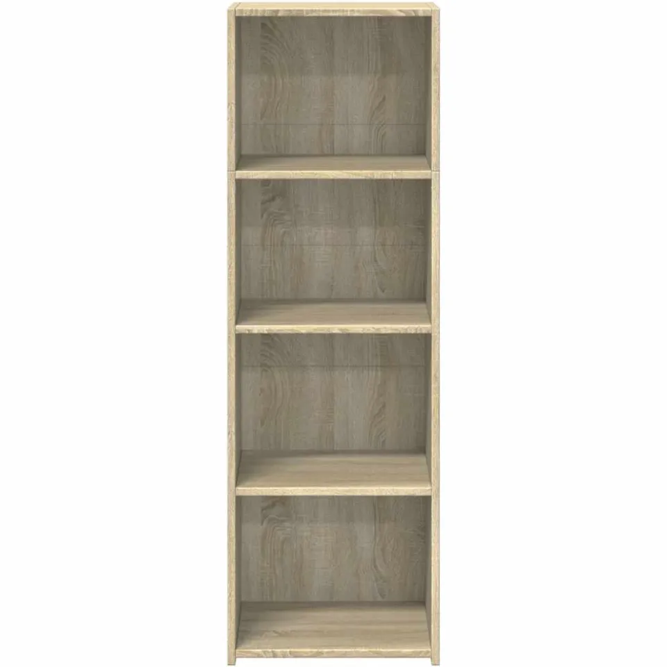 vidaXL Hoge kast 40x41x124 cm bewerkt hout sonoma eikenkleurig Bruin