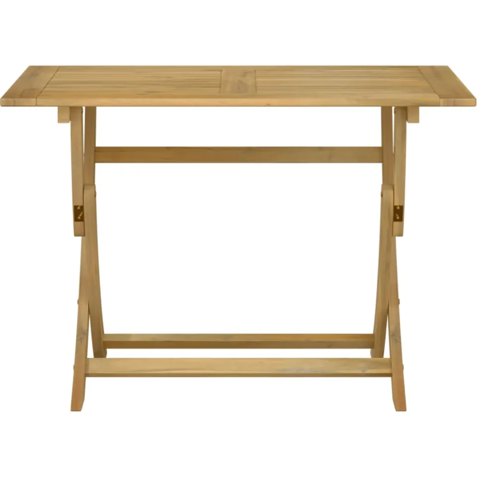 vidaXL Tuintafel inklapbaar 110x55x75 cm massief acaciahout bruin, foto 4