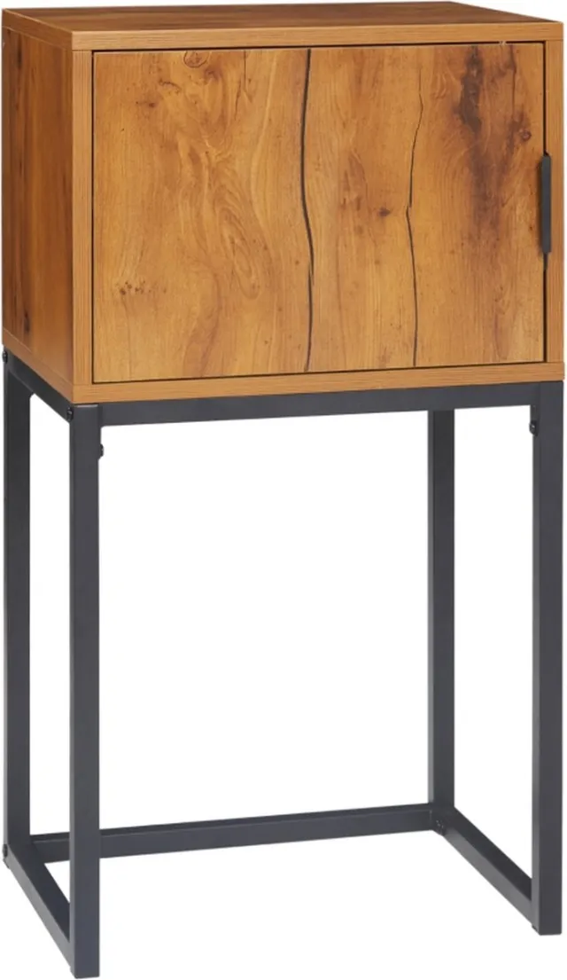 Zenzee Wandtafel - Bijzettafel - Tafel - Dressoir - Bruin / Zwart Natuur+Zwart