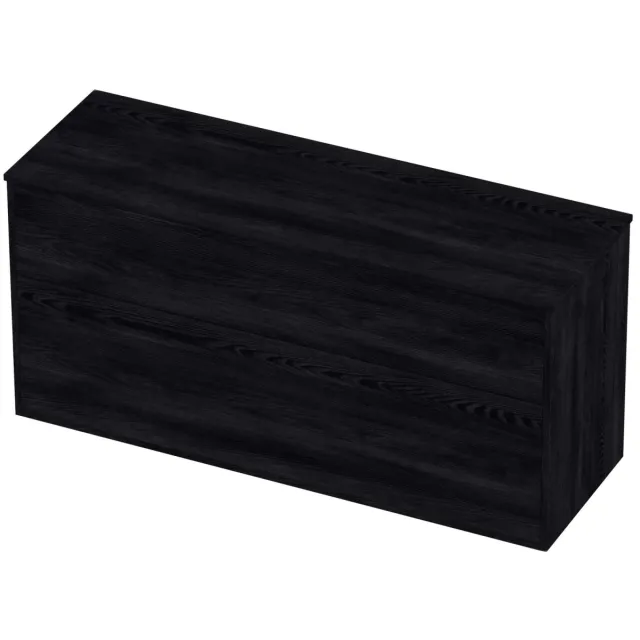 Proline Deck Badmeubelset Voor Grepen Asymmetrisch Kader 140x46x67 cm Black Oak Eiken