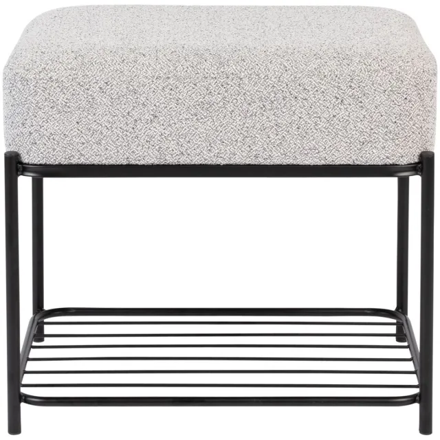 Housecraft Living Milou Kruk/ Poef Rechthoekig - Grijs