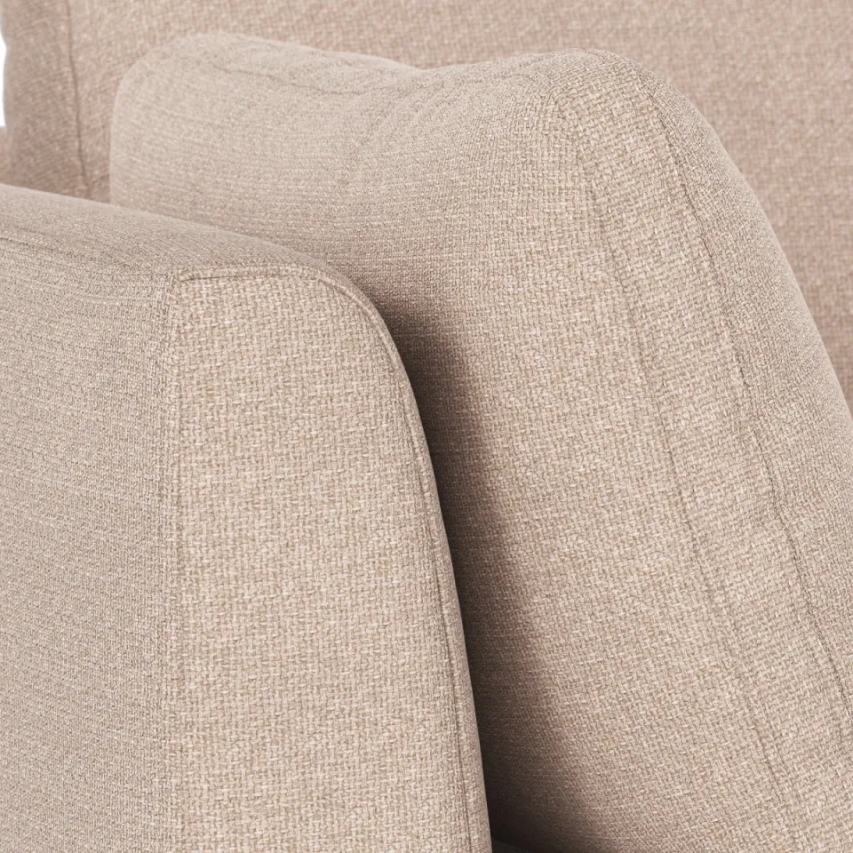 Rowico Home Corwin gestoffeerde 2.5 zitsbank beige - 238 cm, foto 3