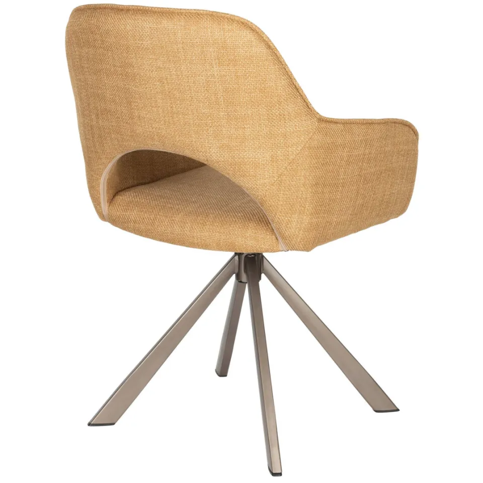 Housecraft Living Toye eetkamerstoel set van 2 geel, foto 5