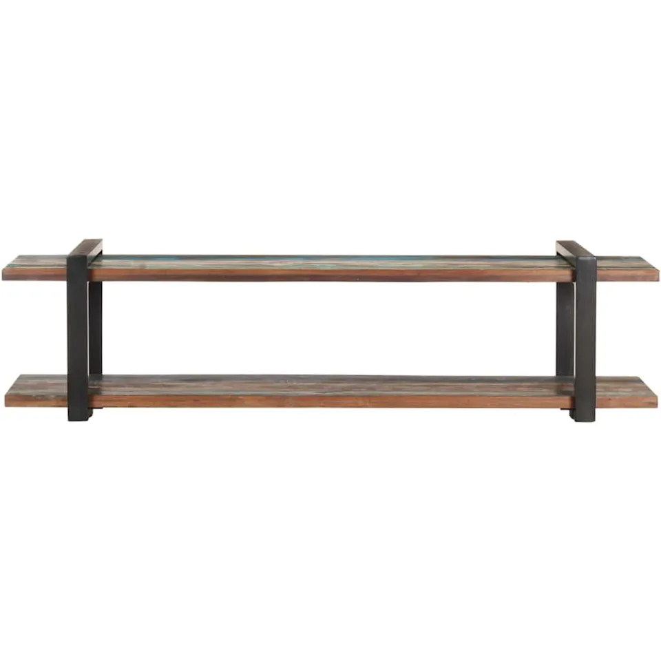 vidaXL Tv-meubel 160x40x40 cm massief gerecycled hout bruin, foto 2