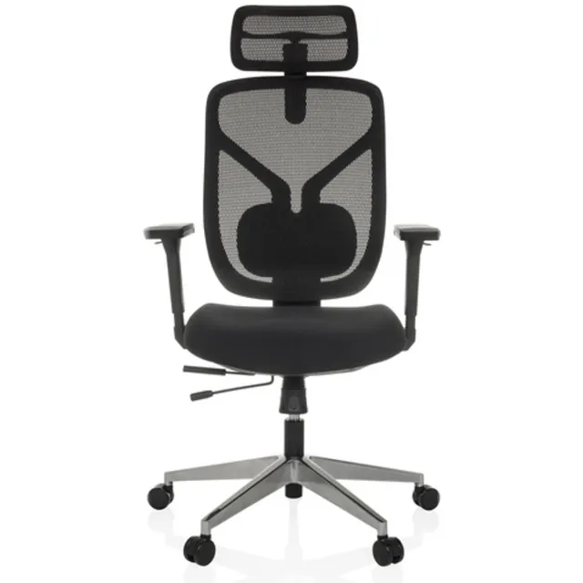 hjh office Bureaustoel / Directiestoel CASSILIS B zitting stof / rug mesh zwart hjh OFFICE