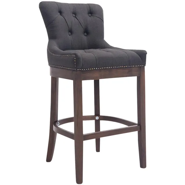 Luxe Comfort Torino 0009 barkruk - donkergrijs