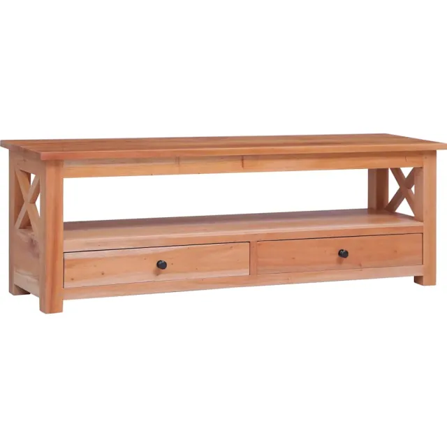 vidaXL Tv-meubel 115x30x40 cm massief mahoniehout Bruin