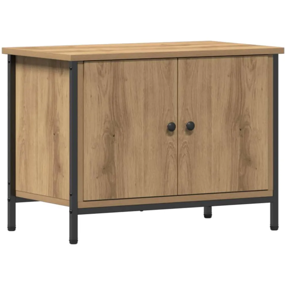 vidaXL TV-kast 60 x 35 x 45 cm Artisan Eiken Bewerkt hout, foto 3