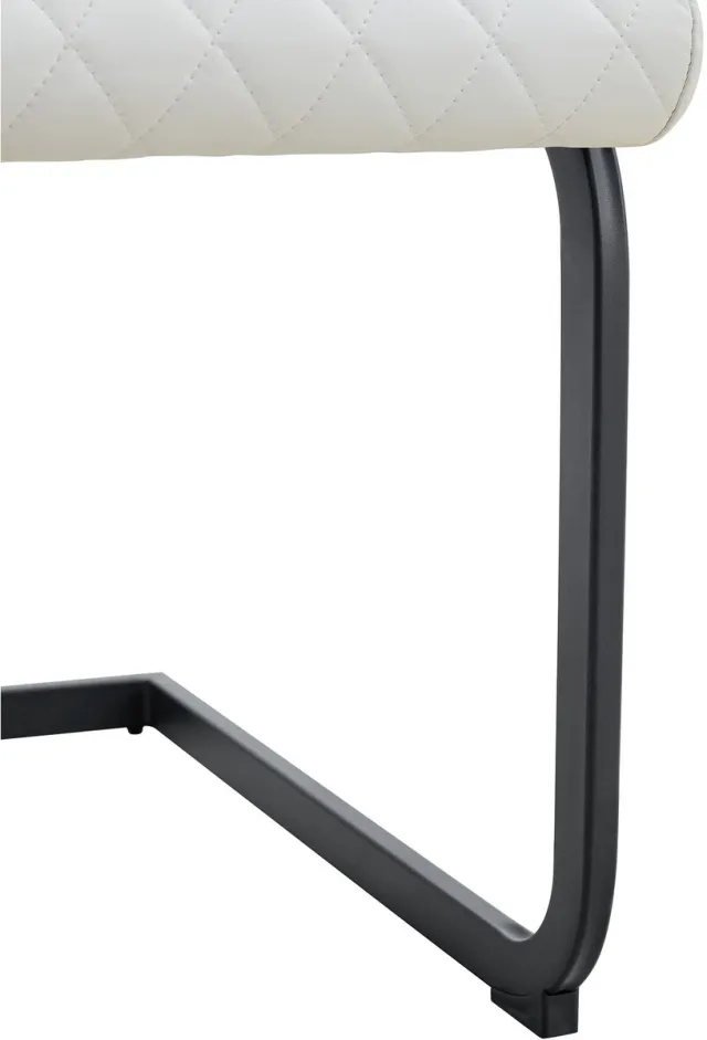 MODENUIT Ronde Eettafelset - 107 cm - Dubbele Opberglaag - Voor Eetkamer en Kleine Ruimtes - MDF en Metaal - Zwart en Wit Zwart, Wit