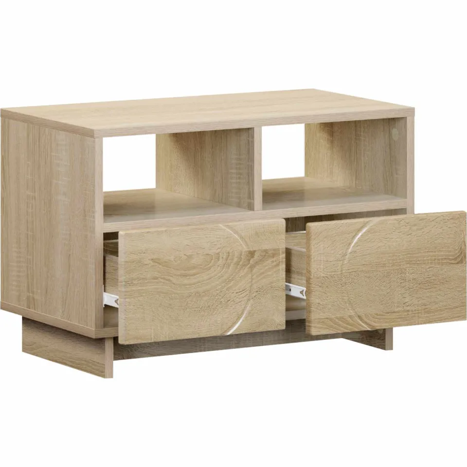 vidaXL TV-standaard 60 x 34.5 x 40 cm Sonoma Eiken Bewerkt hout Bruin