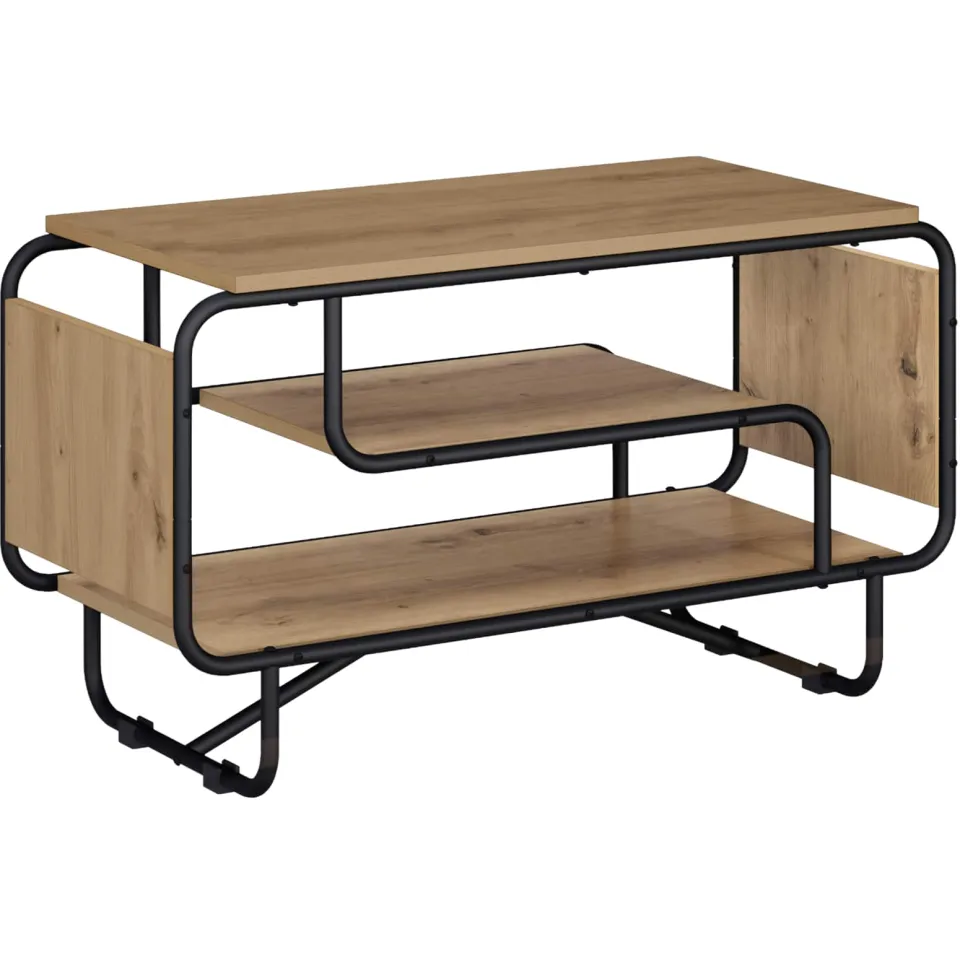 vidaXL TV-standaard 80 x 36 x 45 cm Artisanaal eiken, foto 3