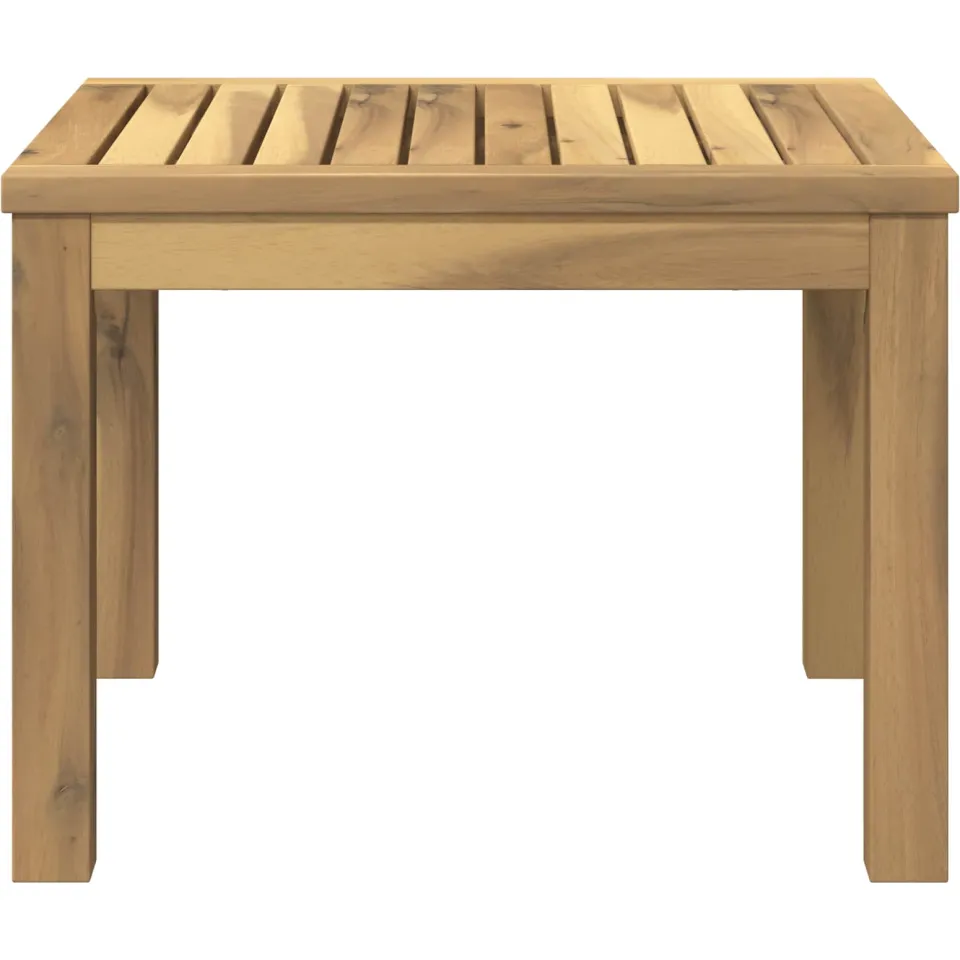vidaXL Salontafel LAREN Witgewassen 49 x 48,5 x 36 cm Bruin