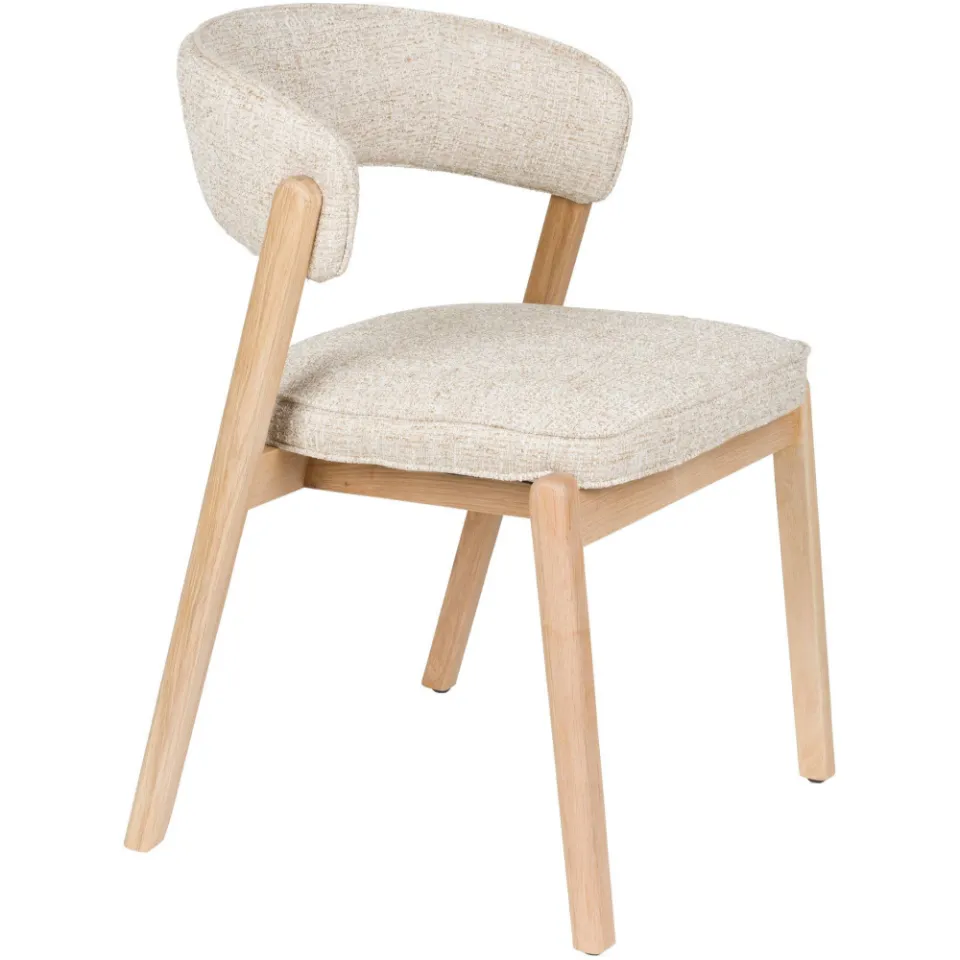 Zuiver Bright eetkamerstoelen set van 2 beige, foto 4