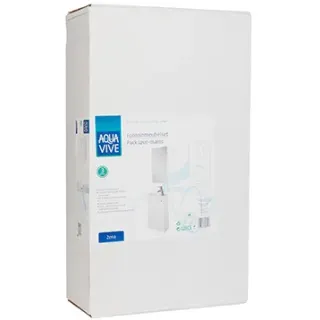 AquaVive - Praxis Eigen Merk Aquavive Fonteinmeubelset Zena - Inclusief Wastafel En Spiegel - Softclose - Hoogglans Wit - 39,8x21,5x60cm, foto 2