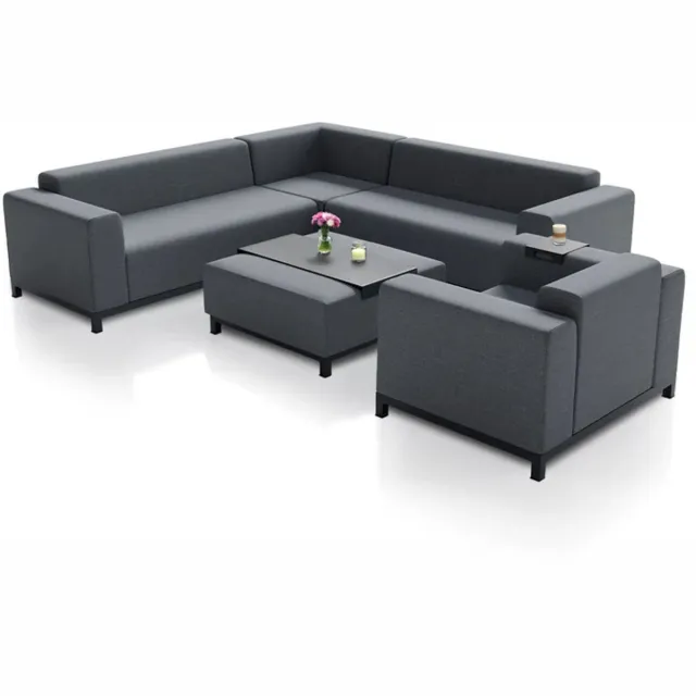 Juskys Loungeset / Tuinset - Sorano - Antraciet