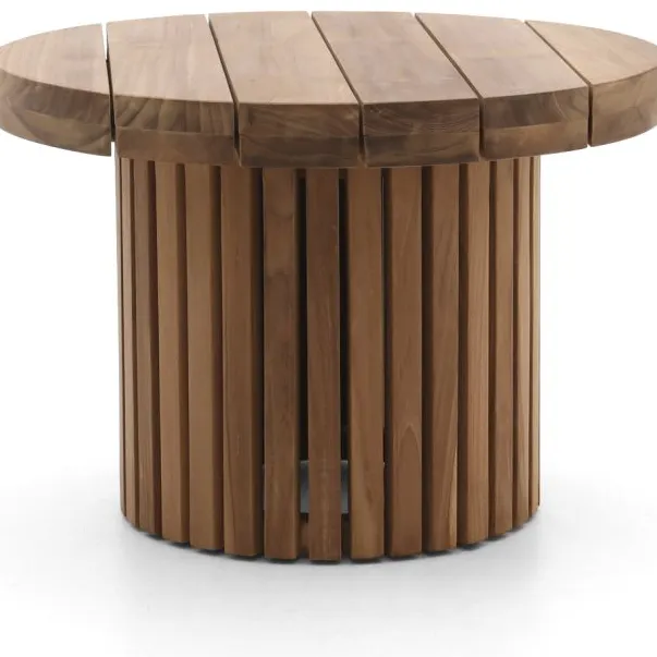 Tierra Outdoor Marapa lounge tuintafel ø 55cm (h: 38cm) bruin, foto 4