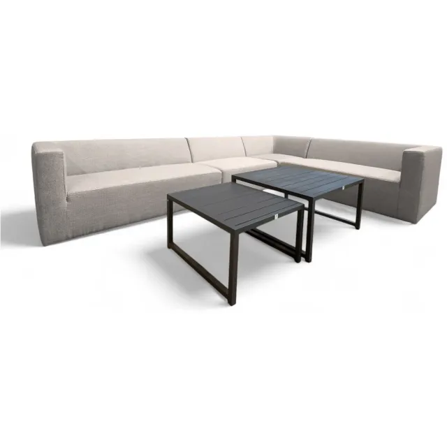 Mondial Living Burano Elements Tuinset All-Weather Grijs/Beige 5-delig