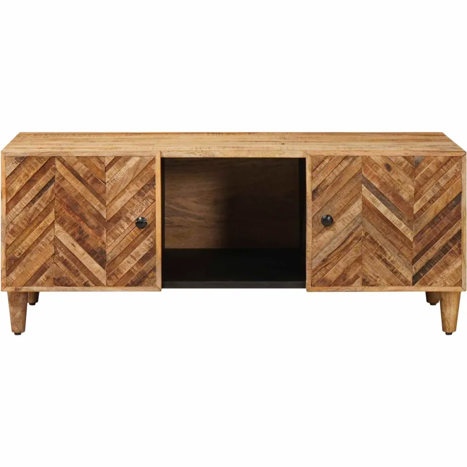 vidaXL Salontafel Bruin 100 x 54 x 40 cm Massief Mango Hout, foto 3