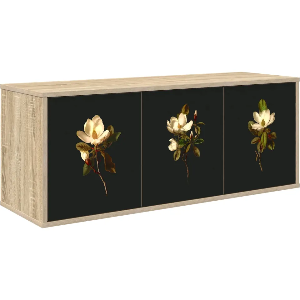 vidaXL Wandgemonteerd tv-meubel BREMEN 102 x 33 x 40 cm Sonoma Eiken, foto 3