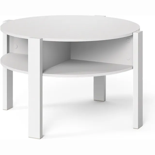 Vicco Salontafel Elova, Wit, 75 x 46 cm