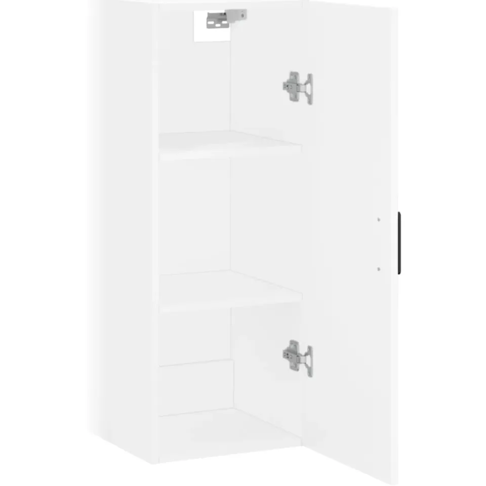 vidaXL Bovenkast 34,5x34x90 cm wit, foto 4