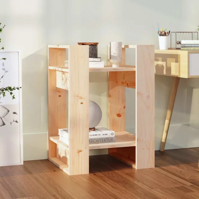 vidaXL Boekenkast/kamerscherm 41x35x57 cm massief grenenhout bruin, foto 2