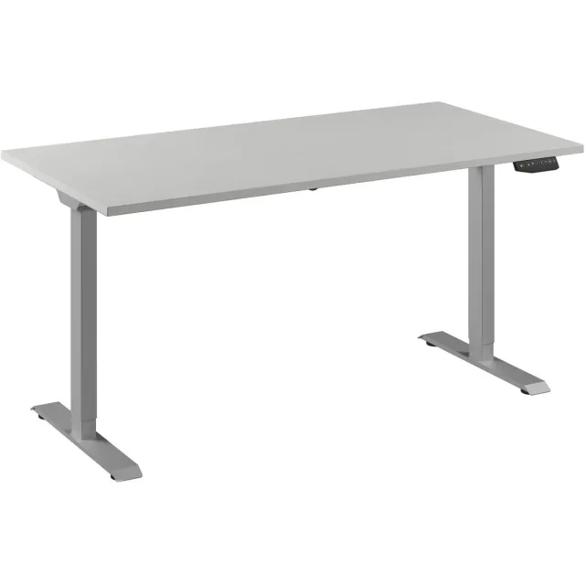 Ceha Europe Bureau Adjust 1 Plus QA 160x80 Aluminium/Wit Wit blad