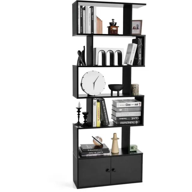 Mura Logistiek Mura Kast - Boekenkast - 70 x 23 x 183 cm - Zwart