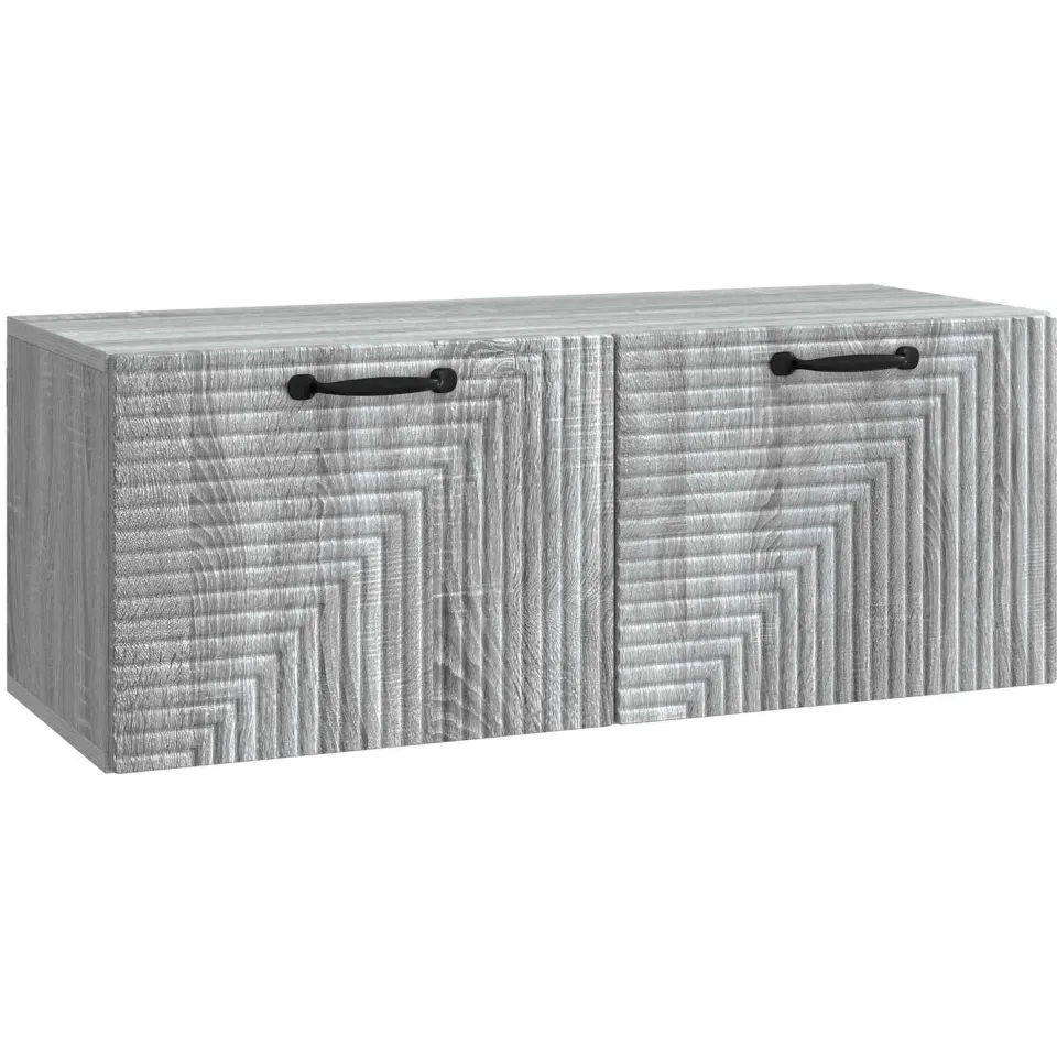 vidaXL Wandbeugel TV-kast Grijs sonoma 78,5 x 31 x 30 cm Bewerkt hout, foto 3