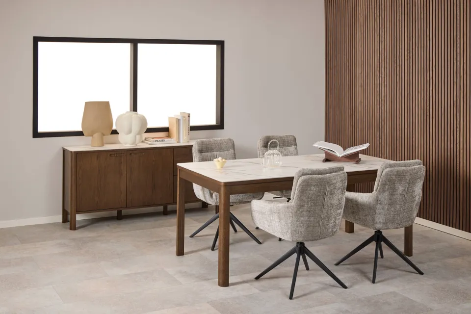 Wehkamp Home eetkamertafel Salar beige, foto 3