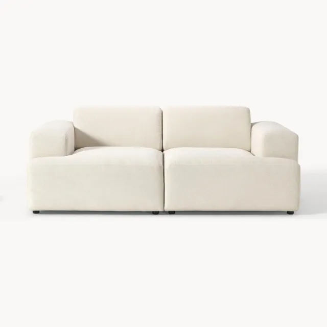 Westwing Collection Bank Melva (2-zits) wit