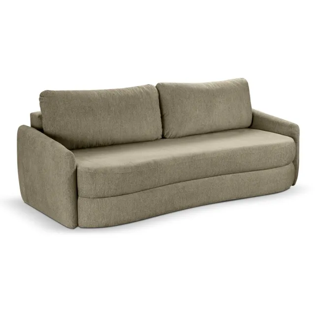 Furnilux Groene Diana 3-zits sofa bed - Moderne sofa met slaapfunctie - 108x231x93cm blanc
