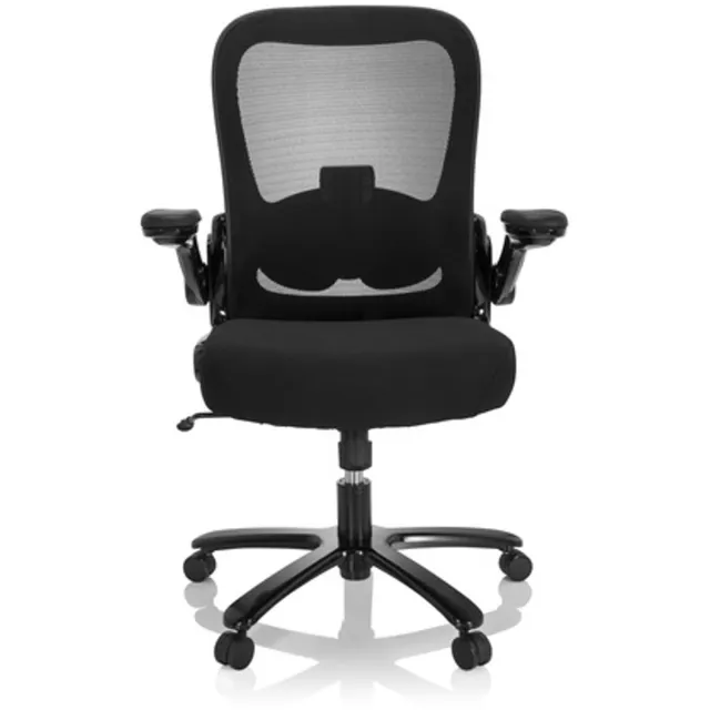 hjh office Zware stoelen / Bureaustoel INSTRUCTOR SW I - XXL Netstof / Stof zwart hjh OFFICE
