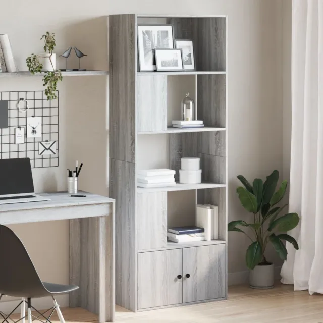 vidaXL Boekenkast 70x36x189 cm bewerkt hout sonoma eikenkleurig Bruin