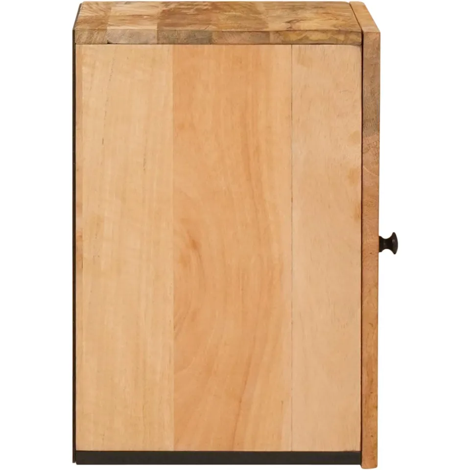 vidaXL Hangkast Bruin 38 x 33,5 x 48 cm Massief Mango Hout, foto 4