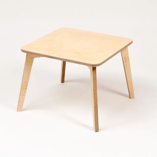Ette Tete Tulla Table- Wooden- Kindertafel korte poten (36.5 cm) Hout