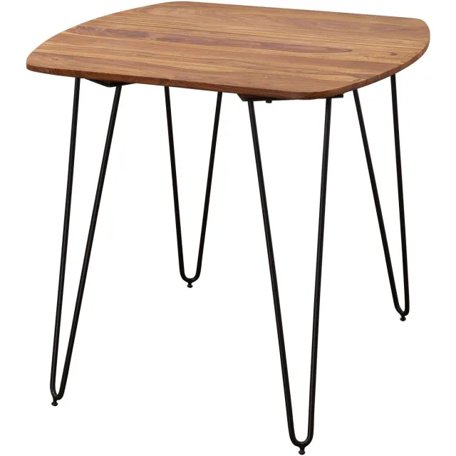 Sky Style Kela Vierkant Eettafel Bruin / Zwart