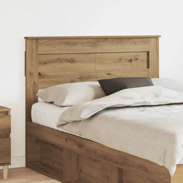 vidaXL Hoofdbord Artisan Eiken Bewerkt hout Bruin