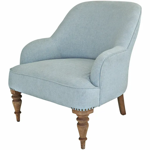 Loberon Fauteuil Ainsley blauw