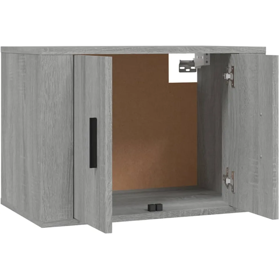 vidaXL Tv-wandmeubels 2 st 57x34,5x40 cm grijs sonoma eikenkleurig, foto 4