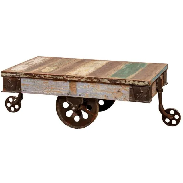 Signes Grimalt salontafel op wielen bruin