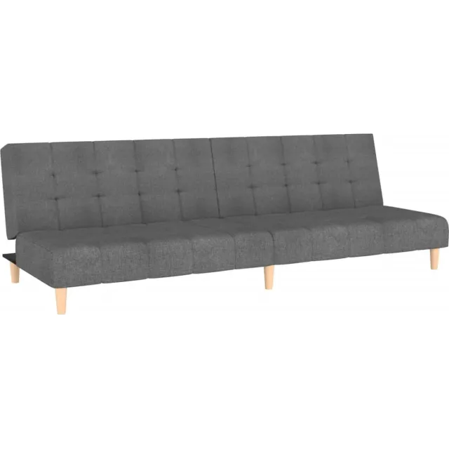 GranMaison Slaapbank - Uitklapbaar - Slaapstoel - Logeerbed - Zetelbed - Slaapfauteuil - Vouwbed - 2 persoons - Zeer comfortabel - Lichtgrijs