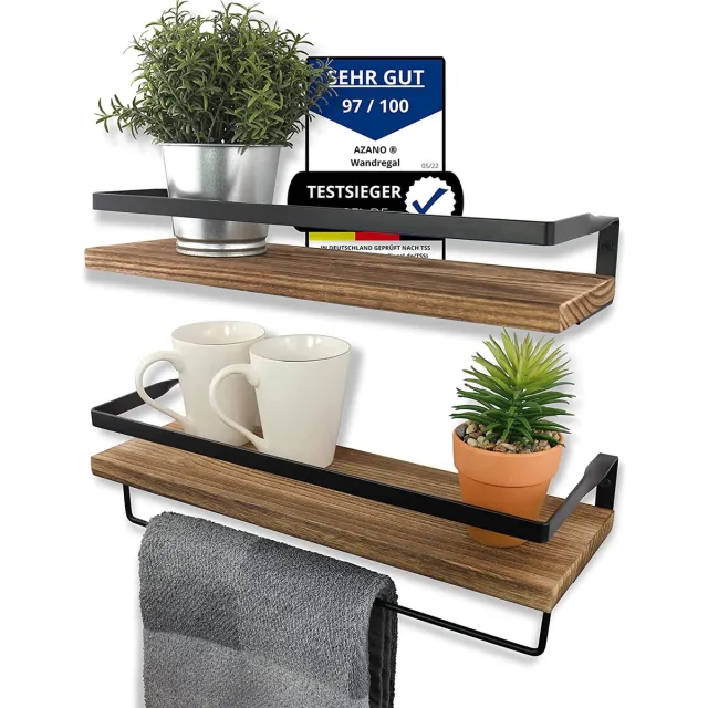 AZANO Wandrek – Wall rack – Wandplank – Planken – Boekenplank