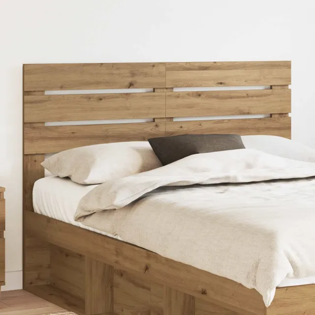 vidaXL Hoofdbord Artisan Eiken Bewerkt hout Bruin