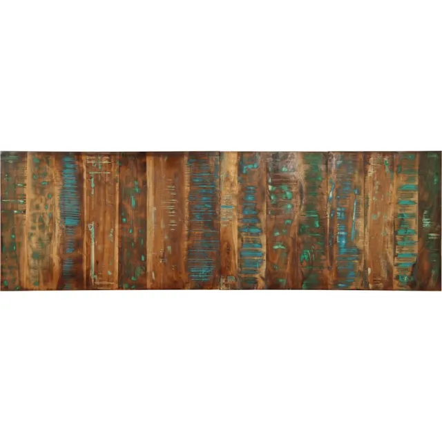 vidaXL Hoofdbord 160 cm massief gerecycled hout meerkleurig