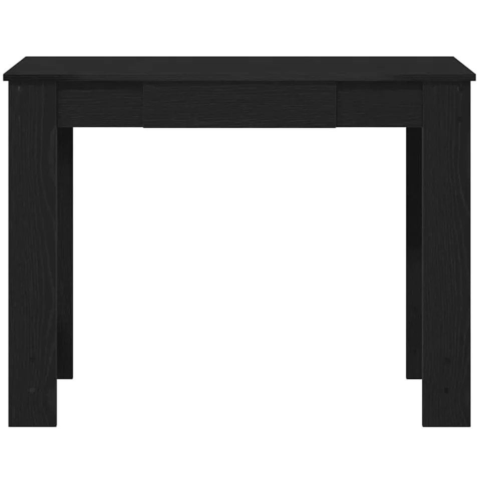 vidaXL Bureau 100x45x75 cm bewerkt hout zwart, foto 4