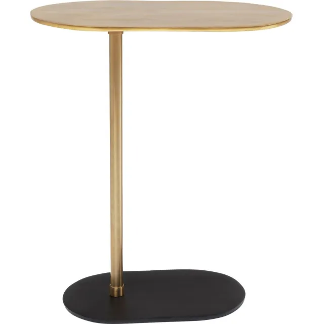 Kare Design Bijzettafel Slide zwart en goud Kare Design