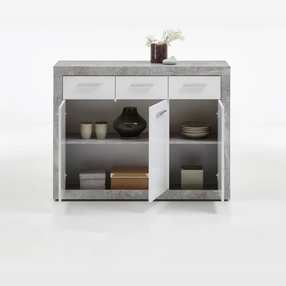 dressoir Nordin beton wit, foto 3
