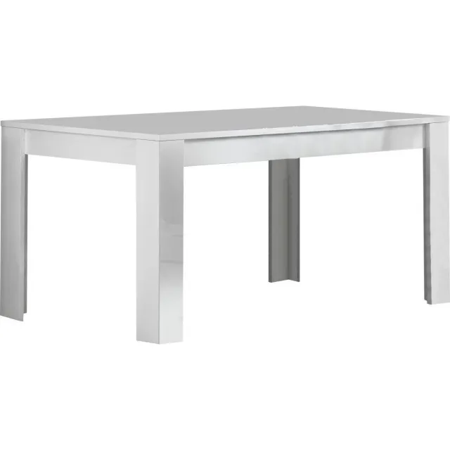 BELFURN Modena tafel 190 x 90 in witte hoogglanslak