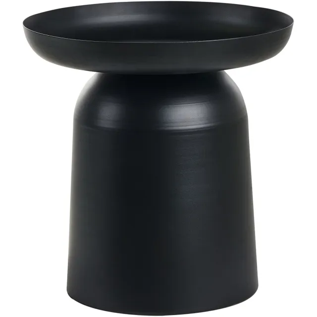 Beliani TORRENS - Bijzettafel - Zwart - IJzer